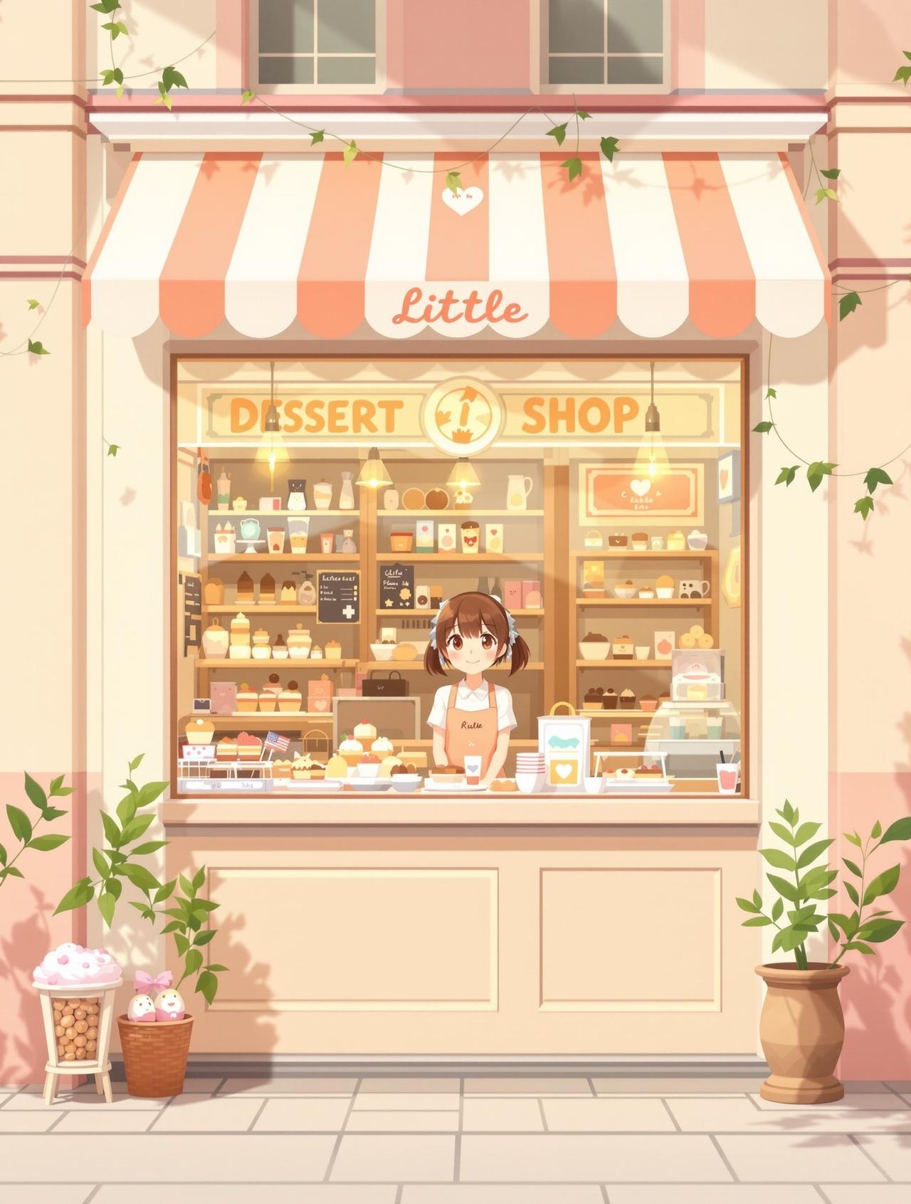 AI漫改短剧 - 甜品店的秘密