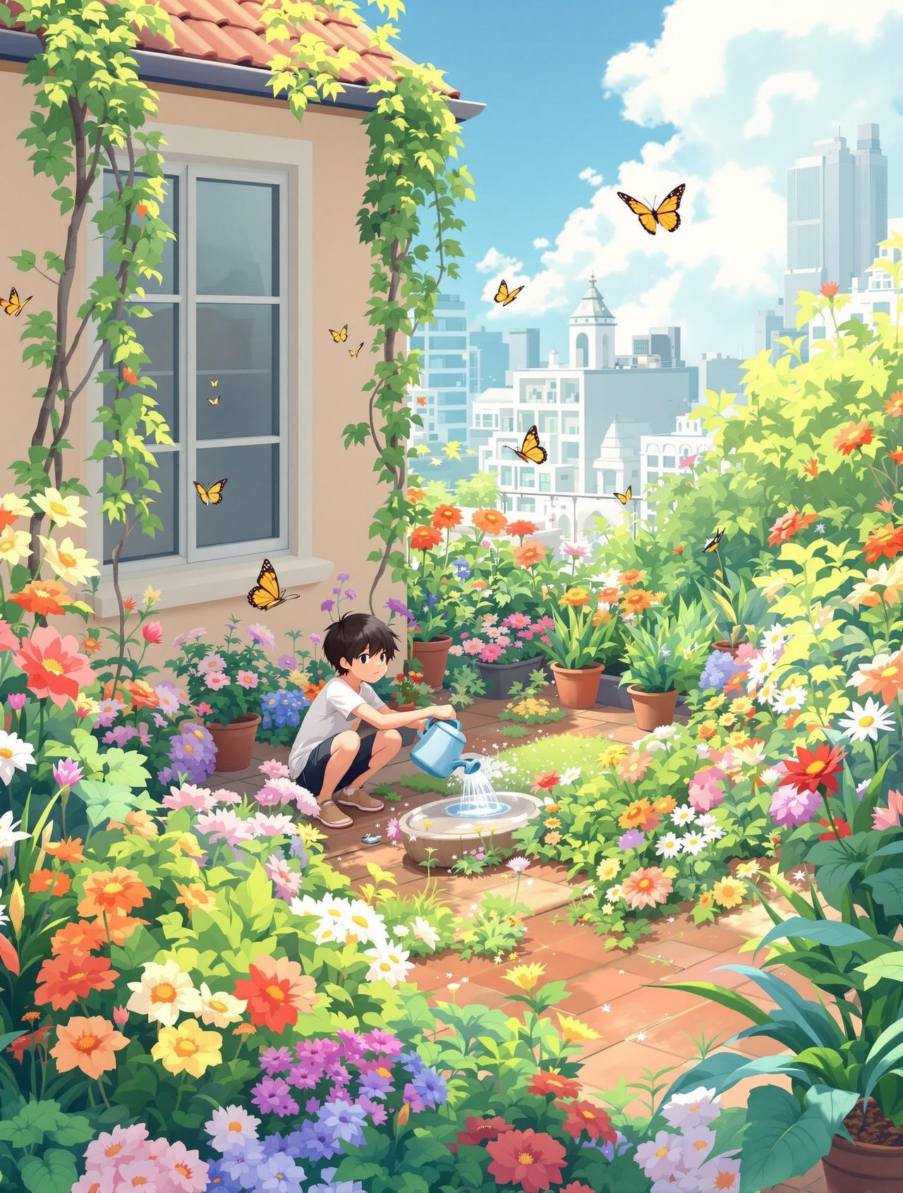 AI漫改短剧 - 口袋里的花园